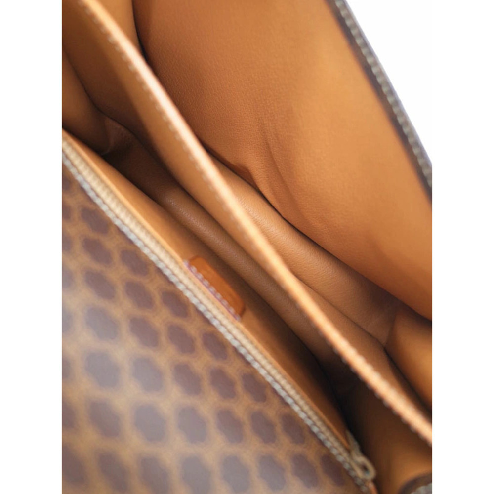Celine Macadam Leather Shoulder Bag Brown - Picture 3 of 9
